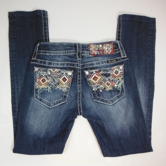 miss me signature straight jeans